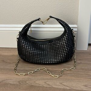 NWOT Jules Kae Luna Woven Shoulder Bag